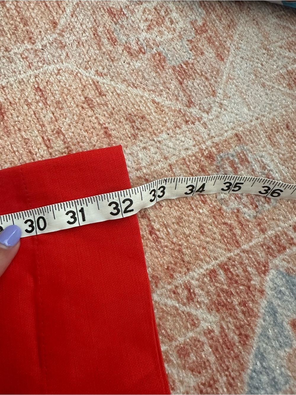 NWOT Apiece Apart Adi Wide Leg Trouser tiger lily red orange linen blend size 0 - Picture 7 of 9